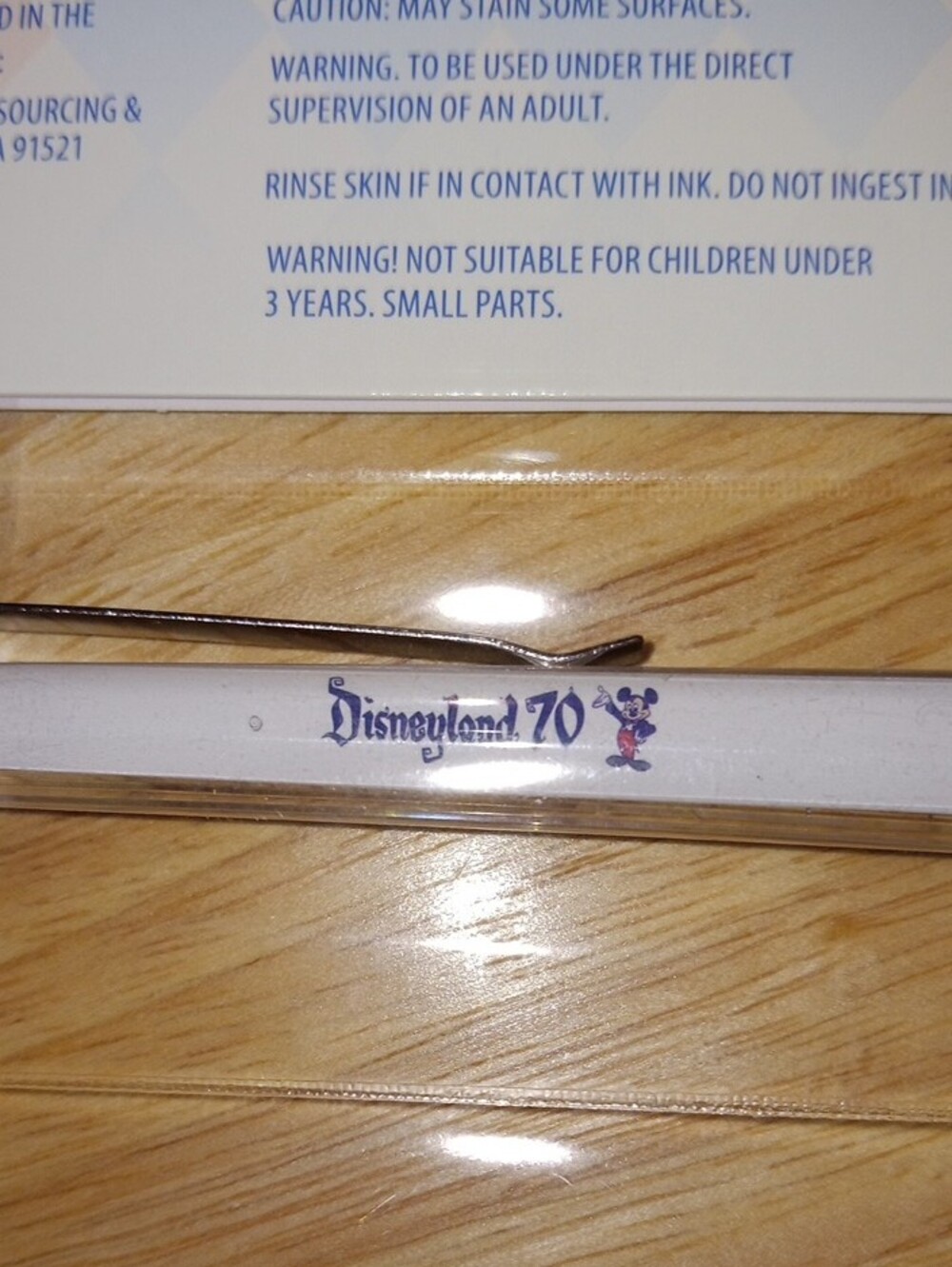 Disney Vault Collection Set of 3 Multicolor Pens (blue, yellow, orange) - Picture 3 of 7